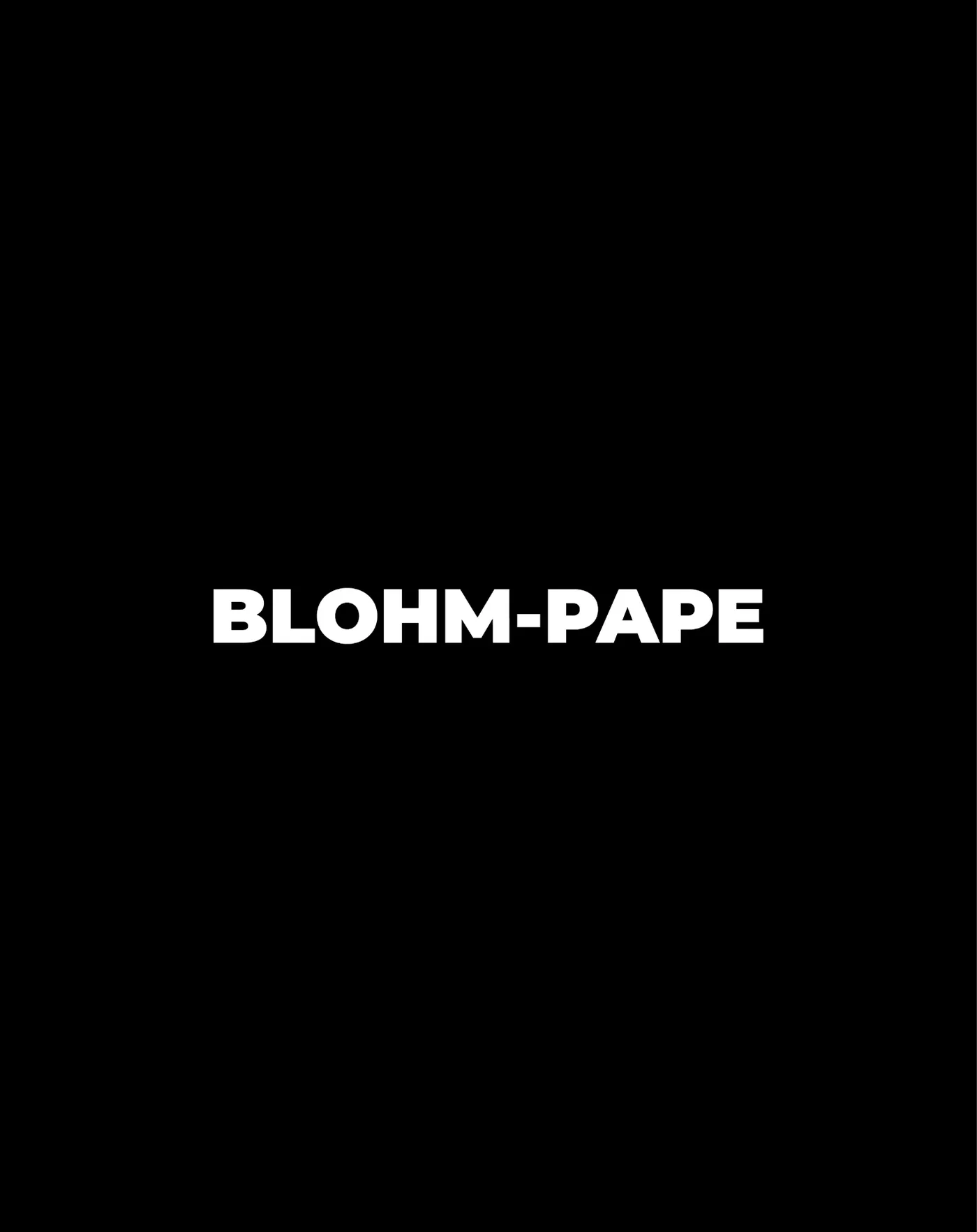 Schwarz-weißes Portfolio-Cover für Mediengestalter Sebasthian Blohm-Pape