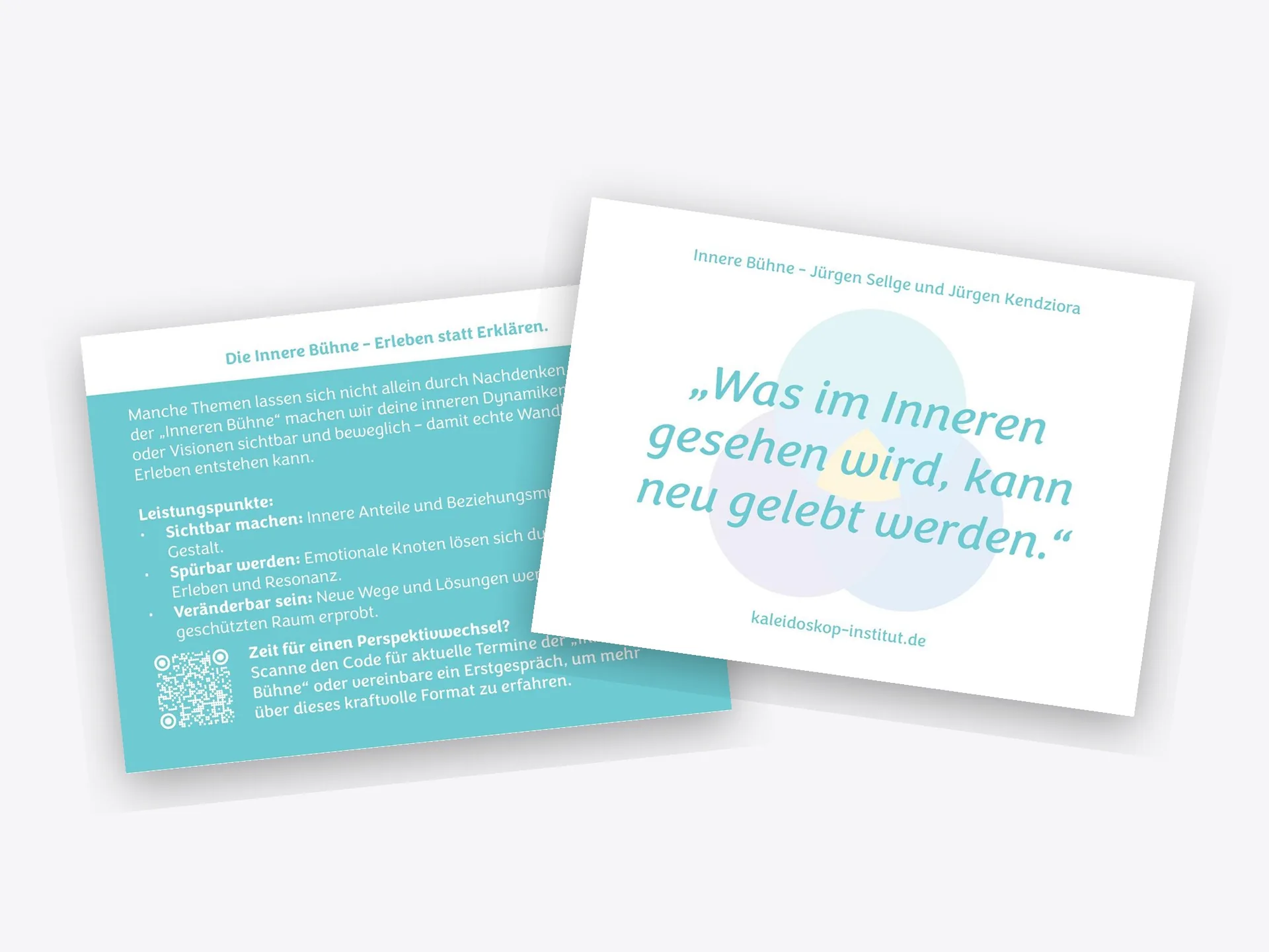 Editorial Postkarte Klarblau Unternehmensberatung – Kaleidoskop Institut