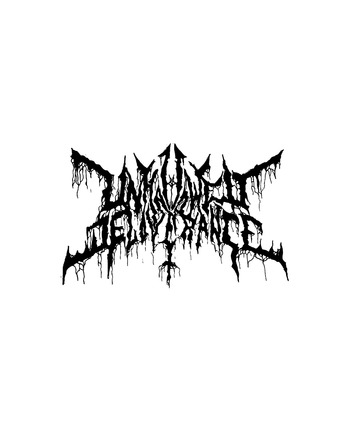 Apparel und Plakat Design für Death Metal Band Unhallowed Deliverance